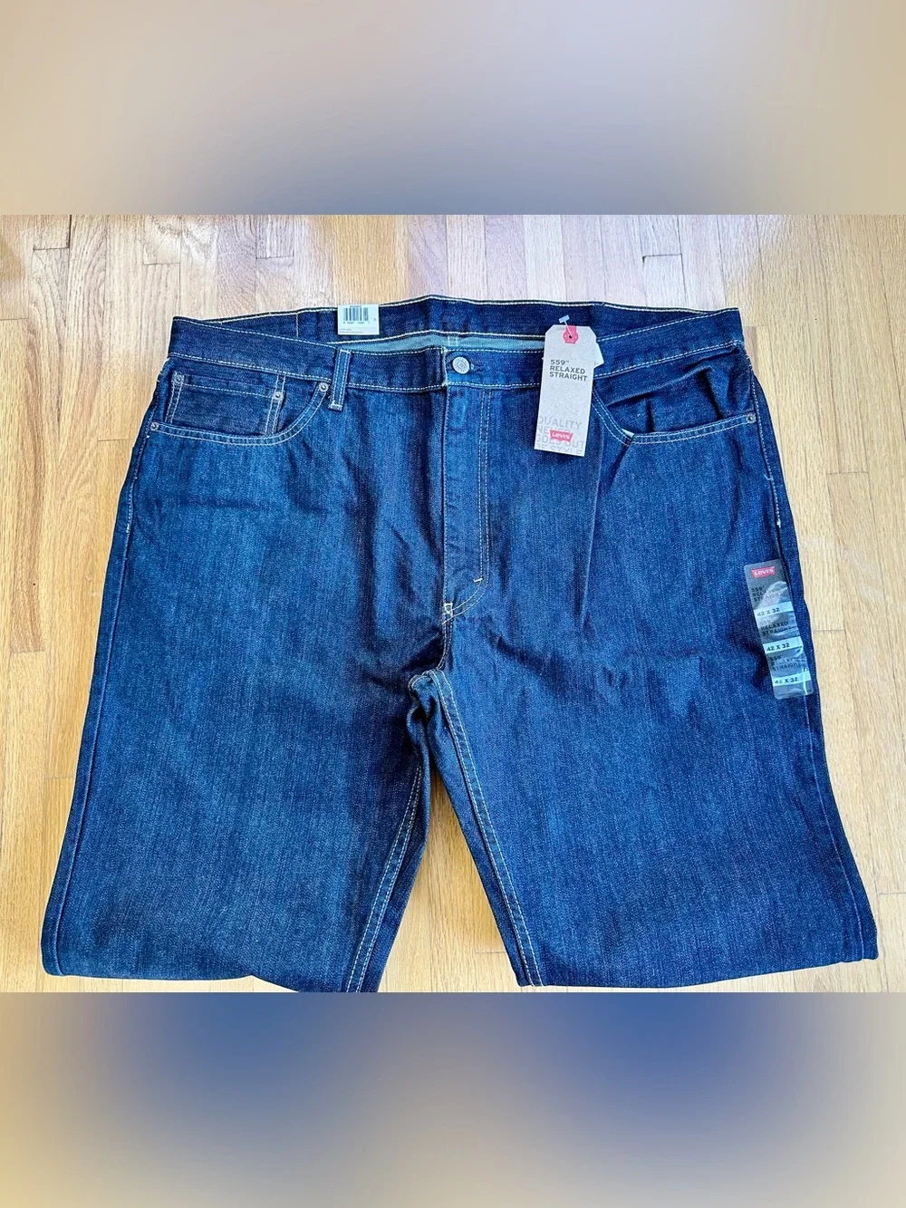 NWT Men's Levi’s Denim Relaxed Dark Wash Jeans